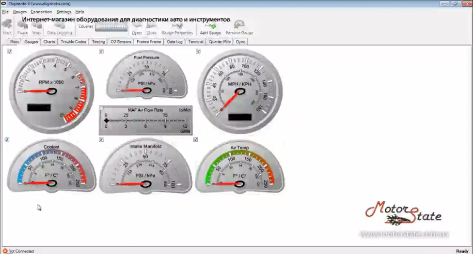 Digimoto 5. Видео обзор программы диагностики для OBD2 адаптера ELM327 смотреть онлайн