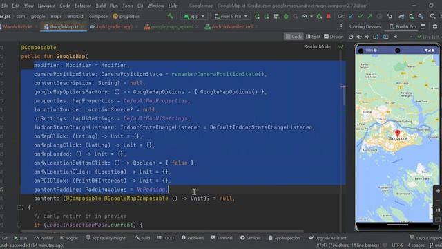 Integrate Google Maps Into the Jetpack Compose App | Add a map to your app смотреть онлайн