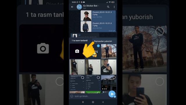 Telegram uchun telefonda sticker yasaymiz , eng oson usul. #sticker #memoji смотреть онлайн