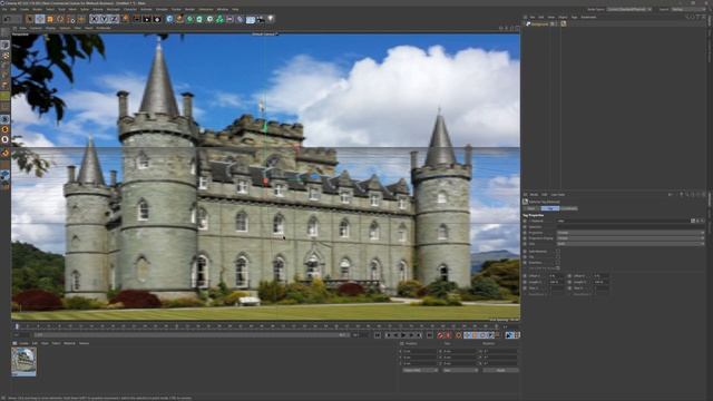 Changing the Viewport Resolution on a Background Image in Cinema 4D смотреть онлайн