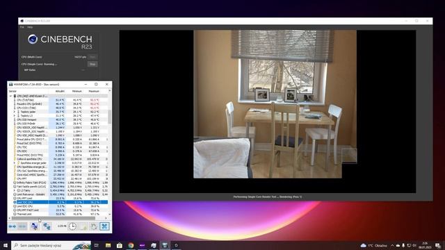 CINEBENCH R23 Ryzen5 7600X (Multi&Single TEST) смотреть онлайн