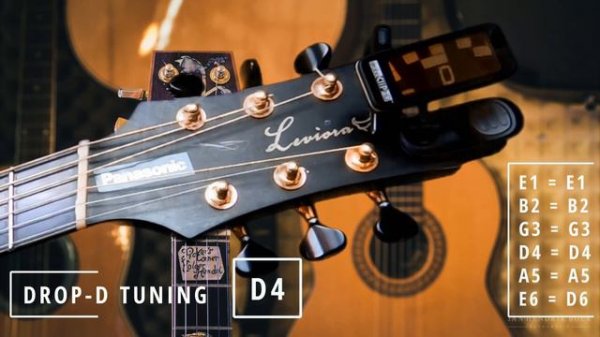 DADGBE | DROP-D | DROPPED-D | reference tones for guitar tuning | Referenztöne zum Gitarrestimmen