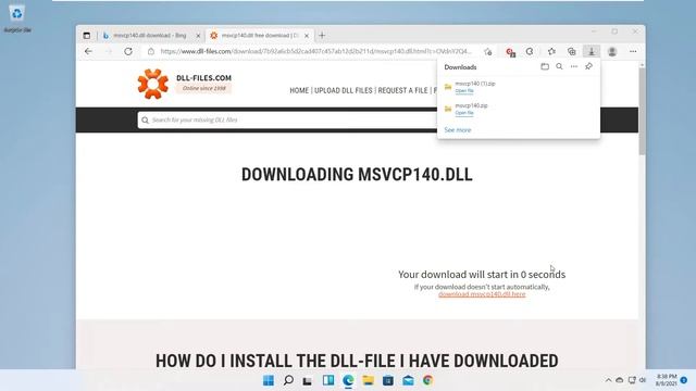 How to Fix msvcp140.dll is missing on Windows 11 смотреть онлайн
