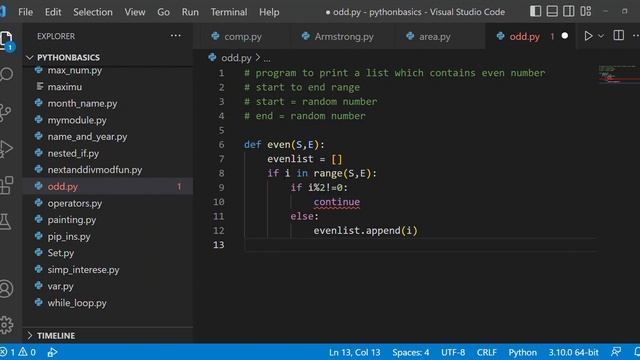 write a program in python for even number. | python for beginners. смотреть онлайн