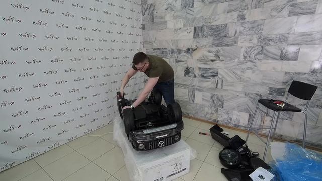 Сборка электромобиля Mercedes Benz G63 BBH-0003 смотреть онлайн