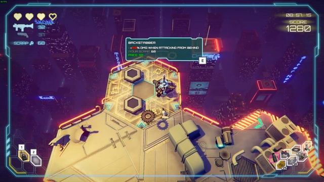 Danger Scavenger PC gameplay - Cyberpunk roguelike action смотреть онлайн