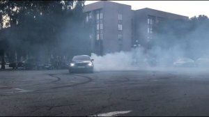 BMW E60 550 4.8 Dinan Drifting,Burnout,Exhaust Sound