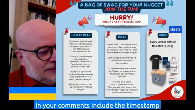 Grab a Bag of Swag Giveaway with Ahrefs - Kalicube Knowledge Nuggets смотреть онлайн