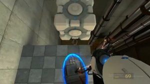 Головоломки Portal / 18 комната /Минимум шагов