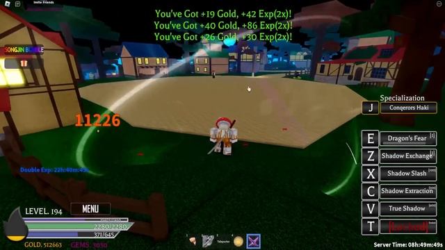 Level 1 - 400 With The EXCLUSIVE SUNG JINWOO SOUL In Anime Spirits* New Code