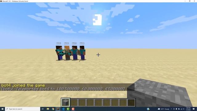 Minecraft Bots in Python смотреть онлайн