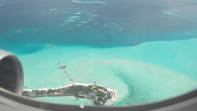MLE HD Qatar Airways A320 Landing Business Class Male Maldives International Airport Airbus смотреть онлайн
