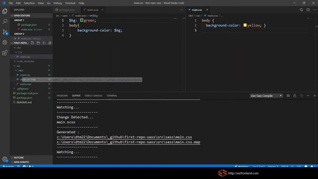 cap. 04 | #6 - Curso ferramentas front-end - SASS: Problema com o watch no vscode смотреть онлайн