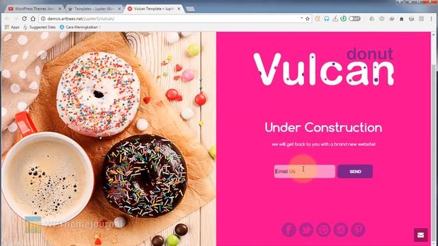[Vulcan donut] Under Construction wordpress Theme by jupiter смотреть онлайн