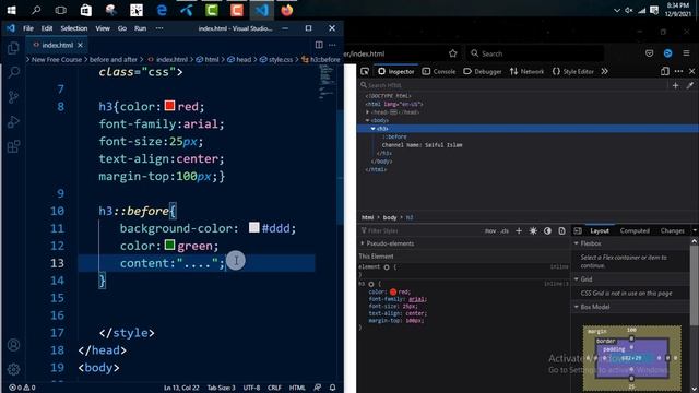 CSS Before And After Using In Bangla: CSS Pseudo Classes And Elements With Content Property смотреть онлайн