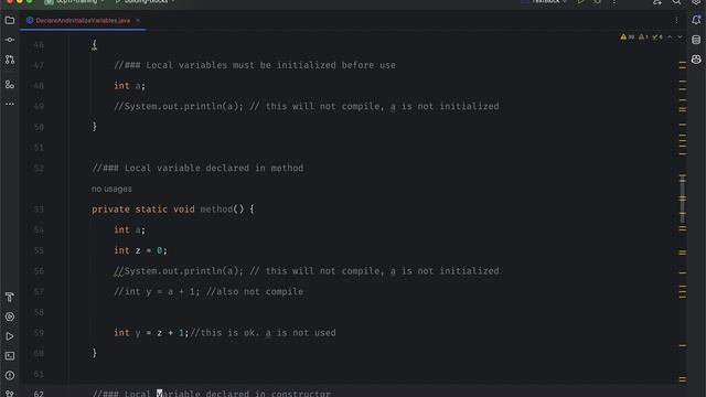 OCP 17 EP5: Java 17 Local Variables Initialization смотреть онлайн