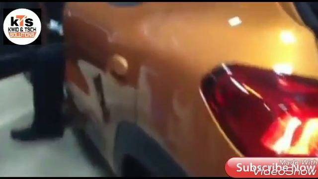 RENAULT KWID 4 airbags , back wiper deffoger, , abs , orange colour || FIRST LOOK || смотреть онлайн