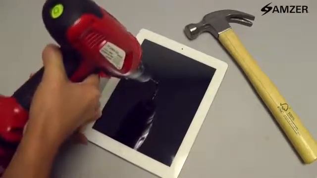 iPad 2 тест молотком и сверлом смотреть онлайн