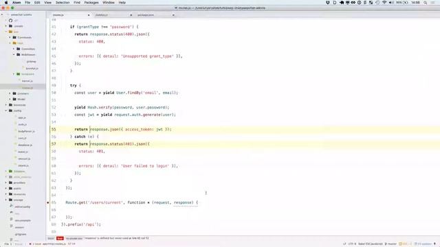 AdonisJs JSON API (Part 3) смотреть онлайн