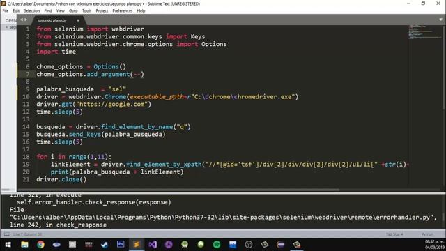 Cap #Extra 3 | Curso Python con Selenium | Selenium en segundo plano смотреть онлайн