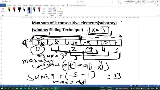 DSA USING JAVA__11. Maximum Sum Of K Consecutive Elements смотреть онлайн
