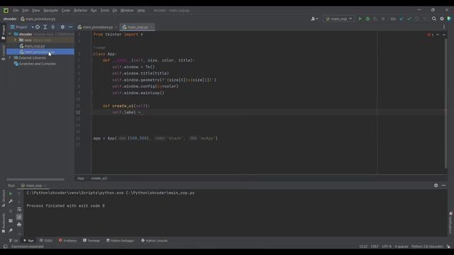 ООП или НЕТ? | На примере GUI приложения Tkinter | Как использовать КЛАССЫ для написания проектов смотреть онлайн