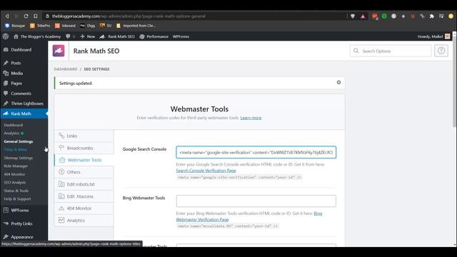 How to Easily Verify a WordPress blog in the Google Search Console смотреть онлайн