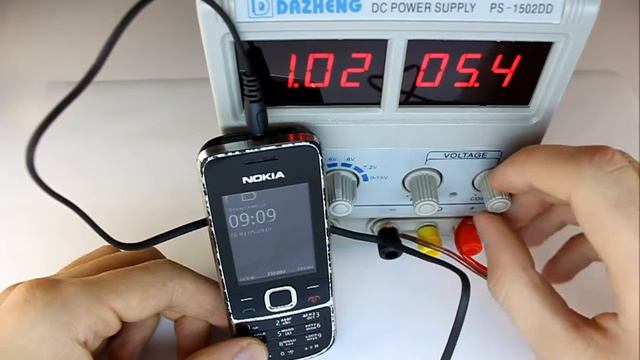 Nokia 2700. Тест на изменение напряжения зарядки смотреть онлайн