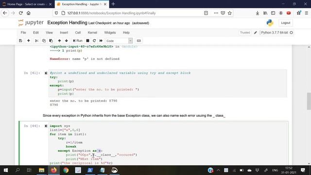 Python for Machine Learning - Error handling смотреть онлайн
