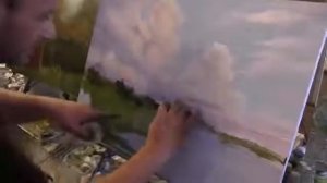 Мастер-класс по живописи маслом №17 - Пейзаж, облака. Как рисовать. Урок рисования Игорь Сахаров