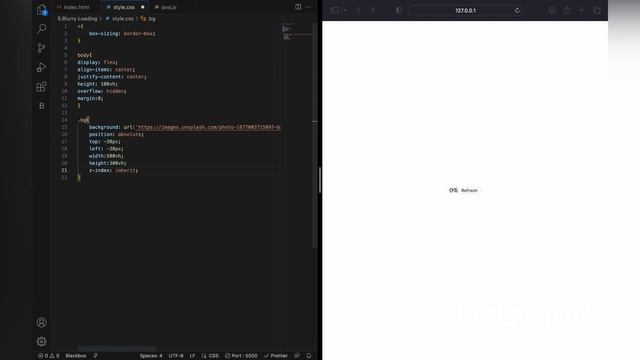 Day 5: How to Create a Blurry Loading Effect with HTML, CSS, & JavaScript in Under 7 Min #tutorial смотреть онлайн