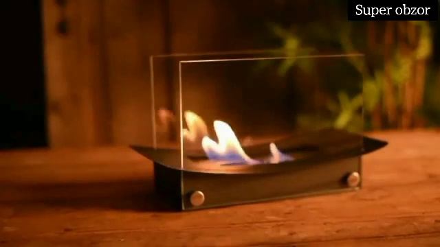 Крутой настольный камин с Али!