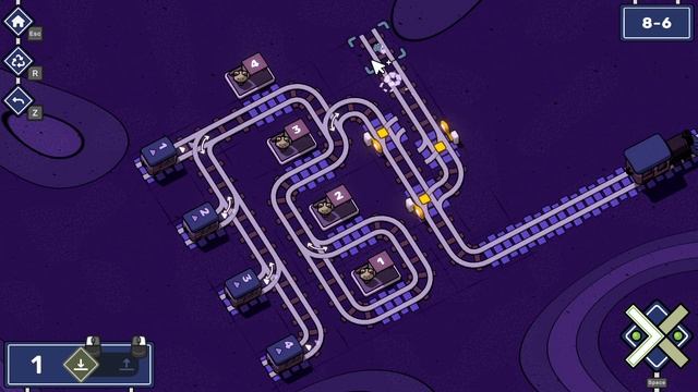 Railbound Level 8-6 Solution #gameplay смотреть онлайн