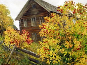 Русь осенняя на картинах Олега Молчанова