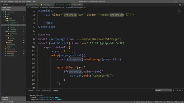 10 - Progress Bar Oluşturma [AOS GALERİ][VUE 3-FIREBASE] смотреть онлайн