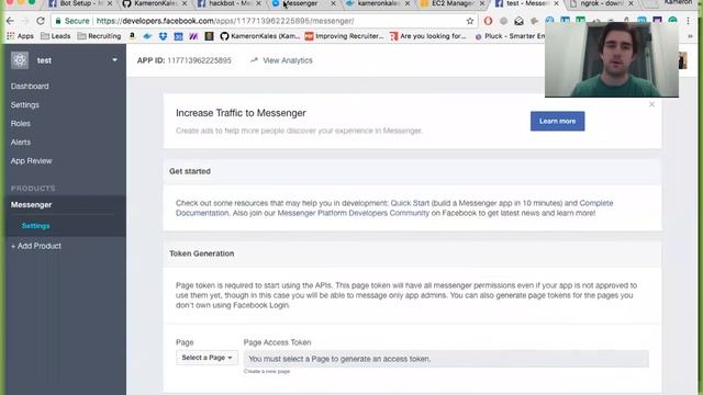 Super Simple Python Facebook ChatBot смотреть онлайн