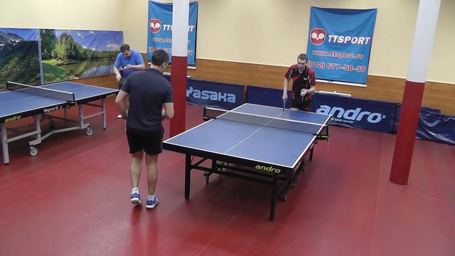 table tennis ТТКЛУБ-R Спиридонов А.(365) - Унанян Г.(444) 3-1 смотреть онлайн