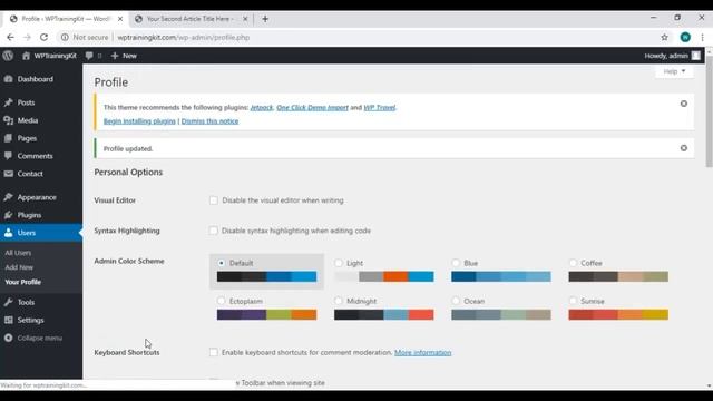 WordPress Training Course Free - WordPress Users (Video 23/25) смотреть онлайн
