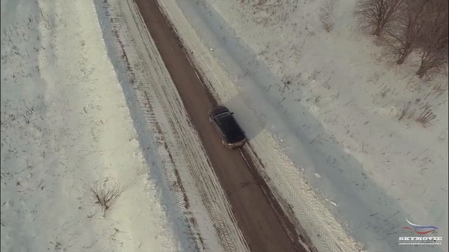 Съемка с воздуха автомобиля Ford Mondeo в Нижнем Новгороде смотреть онлайн