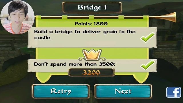 This Game Needs Your Brain - Bridge Constructor Medieval - IOS Game play смотреть онлайн