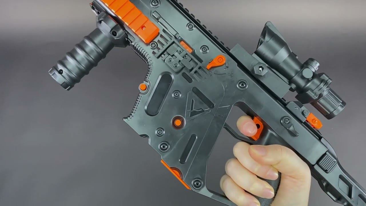Обзор детского пистолета-пулемета S.Y. Kriss Vector на орбизах смотреть онлайн