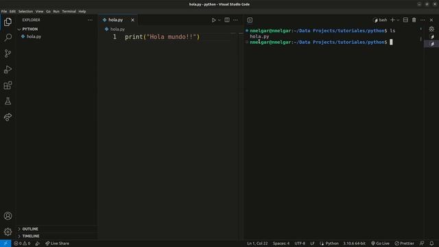 1.4.1 Correr programa en Python Opción 2 | Aprende Python desde 0 смотреть онлайн