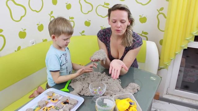 #Кинетическийпесок 5 кг - на поиски сокровищ/очень много кинетического песка смотреть онлайн