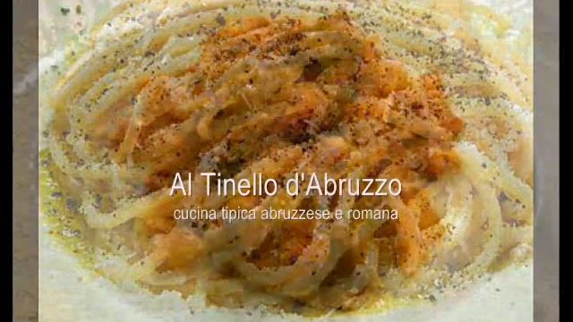Trattoria zona Tiburtina a Roma - Al Tinello d Abruzzo - Bucatini amatriciana смотреть онлайн