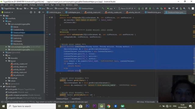STUDY CASE 7 SQLITE ANDROID смотреть онлайн