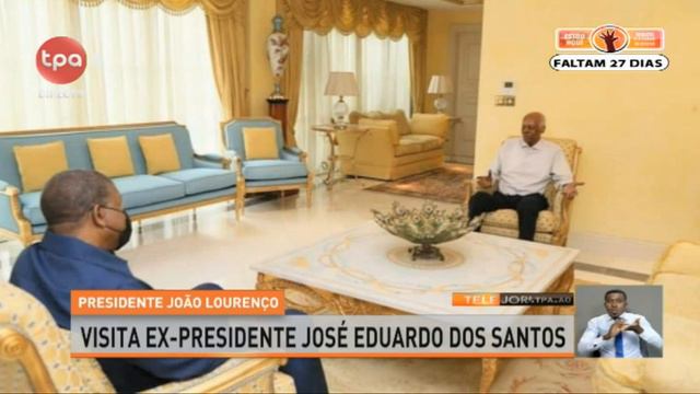 Presidente João Lourenço visita Ex-Presidente José Eduardo dos Santos смотреть онлайн