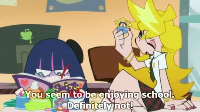 Panty And Stocking With Garterbelt Funny Scene смотреть онлайн