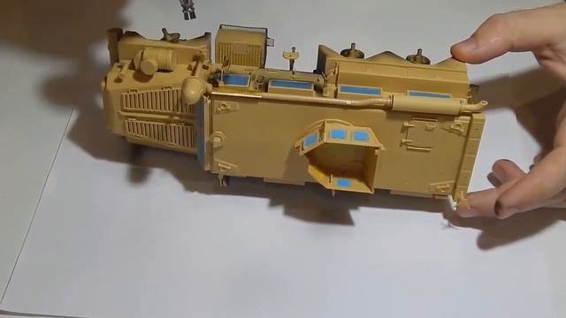 U.S. COUGAR 6X6 Xes MENG. Часть 5. Покраска. смотреть онлайн