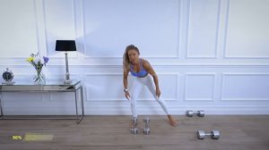 20 MIN CHEST AND SHOULDERS WORKOUT with Dumbbells | No Repeat