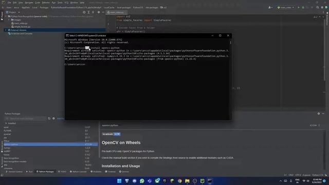 Python And OpenCV Based Face Recognition System. смотреть онлайн